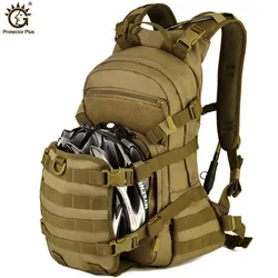 Outdoor Tactical Waterproof Nylon Backpack, Camuflagem Bag para Trekking, Camping, Caminhadas, Esporte, 25L