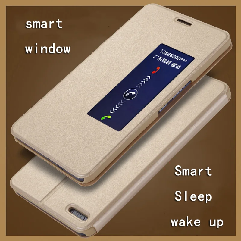 Intelligent Sleep wake up Flip case For Huawei honor X2 MediaPad X2 Flip cover Pu leather cover smart window 7.0