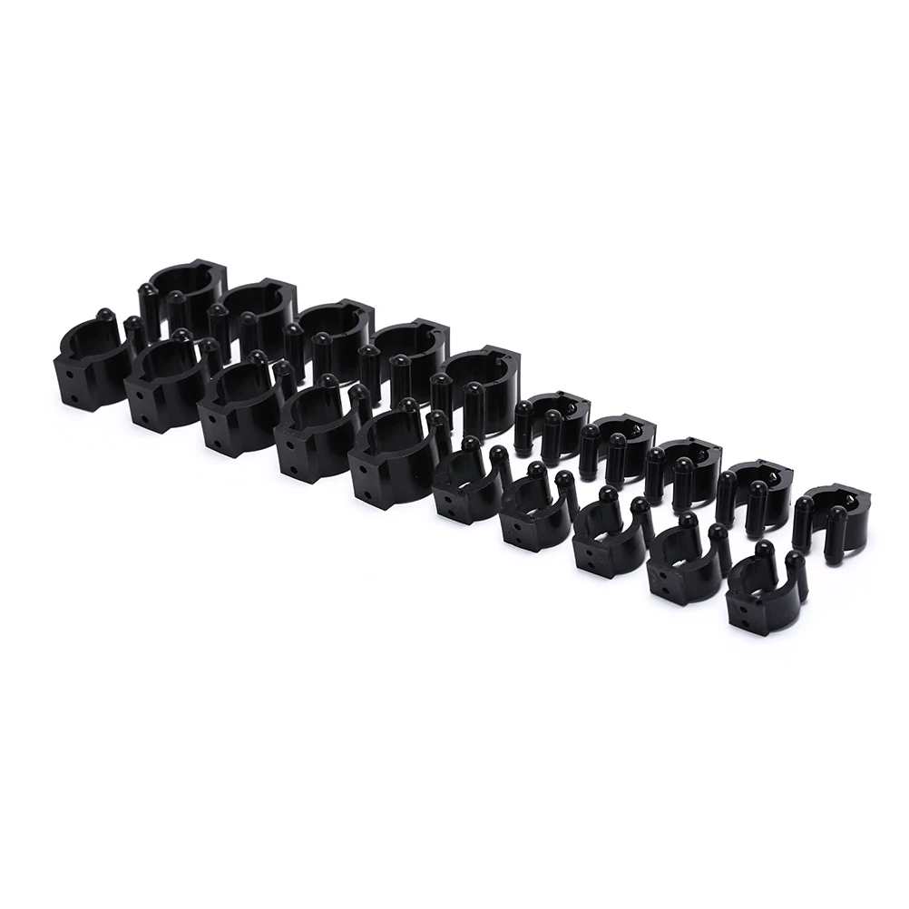 10PCS Plastic Billiards Snooker Cue Locating Clip Holder for Pool Cue Racks Set Snooker Accessories Size M L