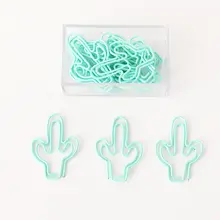 20pcs Cactus Paper Clips for Books #4