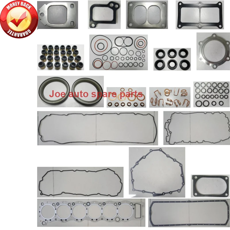 for Isuzu 6WG1 6WG1T O2 Engine Full gasket set kit for Hitachi Kawasaki ZAX850 ZAX650 ZAX450 ZX470 ZX500 ZX520 ZX870H-3