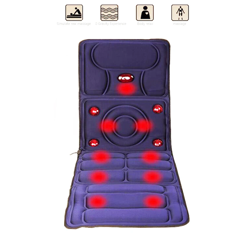 Body Massager Far Infrared Massage Pads Fatigue Vibration Mattress Cushion Health Care Equipment Body Massager