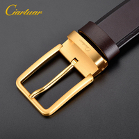 2023 Ciartuar official store new high quality suit men belt genuine leather strap trousers first layer pin buckle free shipping