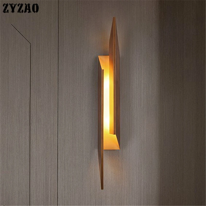 Post-modern Designer Iron Wall Lamp Bedroom Bedside Lamp Designer Creative Led Wall Light Hotel Hallway Wall Art Decor Wall Lamp