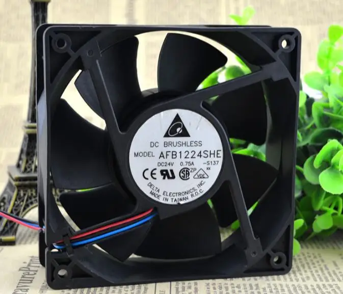 Großhandel: AFB1224SHE 12038 24V 0,75 A 12CM 3 draht inverter fan