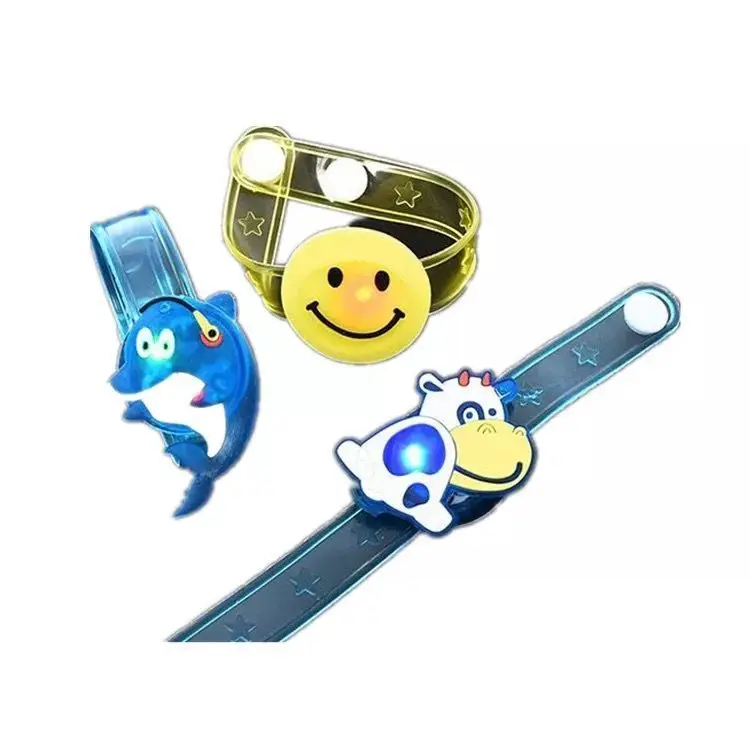 Montre Flash Shoous avec éclairage LED pour enfants, bracelet pour enfants, cadeau d'anniversaire, décoration de fête, dessin animé