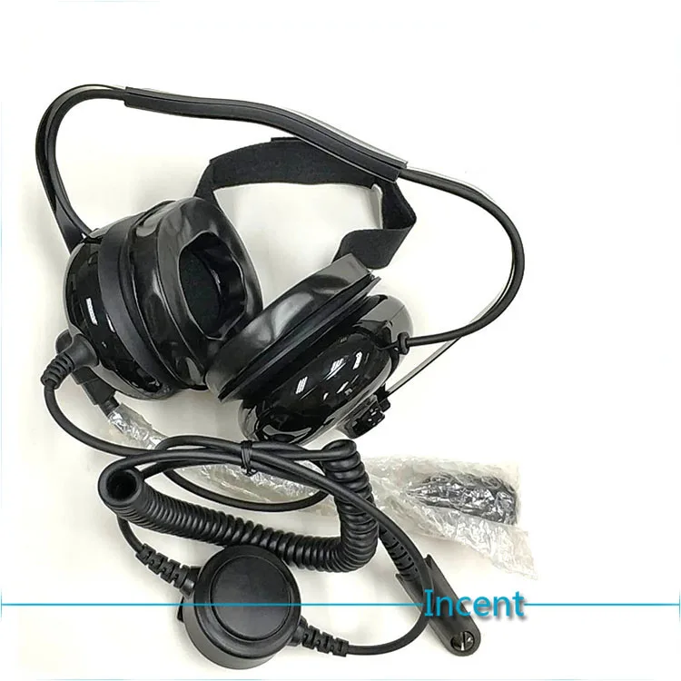 

VOIONAIR Black Heavy Duty Noise Reduction Headset for Motorola GP328 GP329 PTX700 PTX760