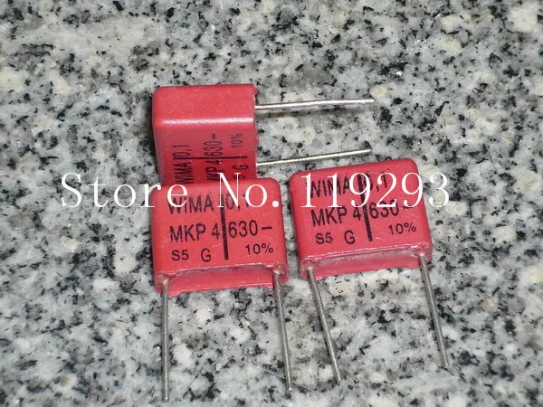 

[BELLA]Weimar Germany WIMA red MKP4 0.1UF630V feet away from 15m in stock wholesale--20pcs/lot