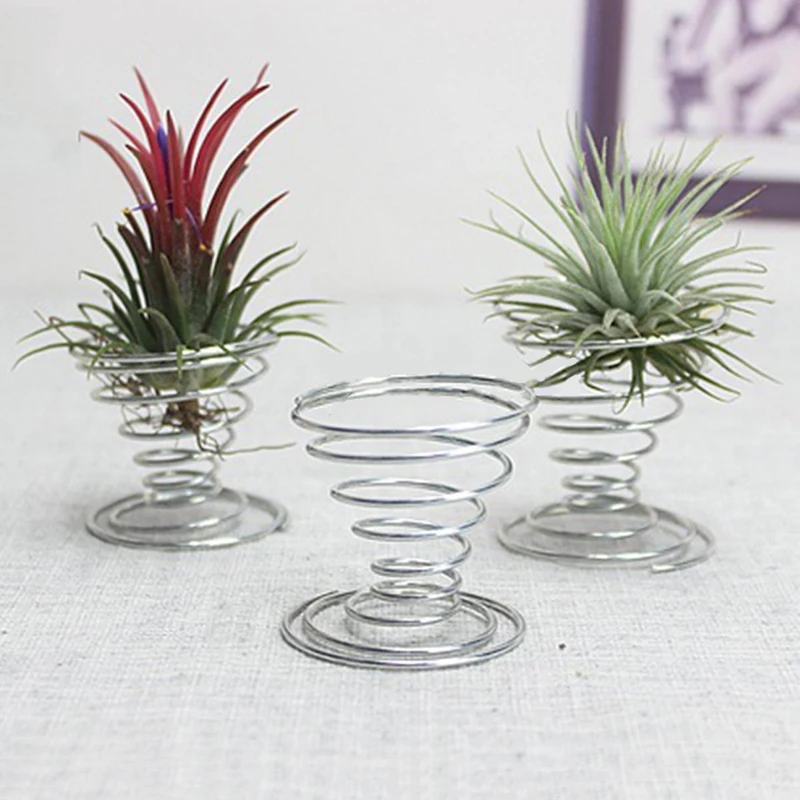 2pc/set  New Air Plant Tillandsia Holder Container Flower Planter Home Office Decors