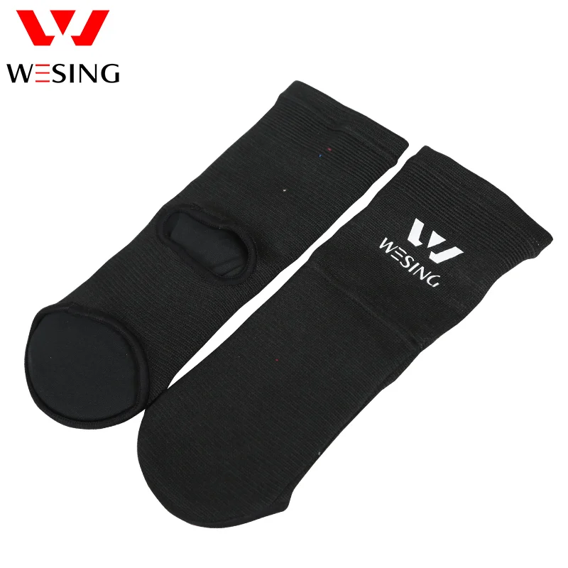 Wesing Boxing Instep Guard Professional Sanda Muay Thai Ankle Support Boxing Socks Foot Protector Pads 100% Cotton