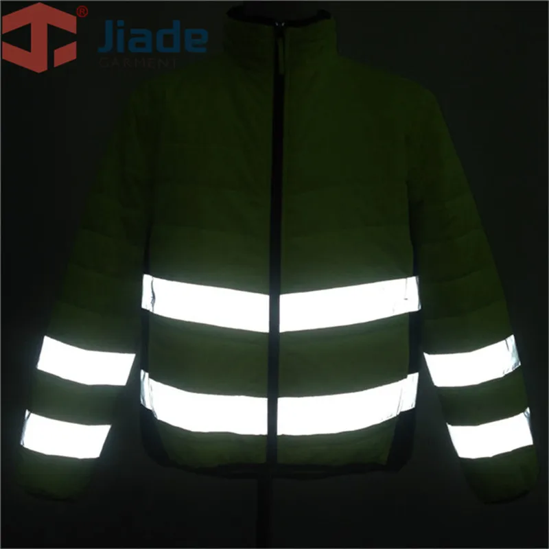 Jiade Adult High Visibility  Men's Work Reflective Jacket Men's Warm Jacket EN471ANSI Spring and Autumn Jacket free shipping