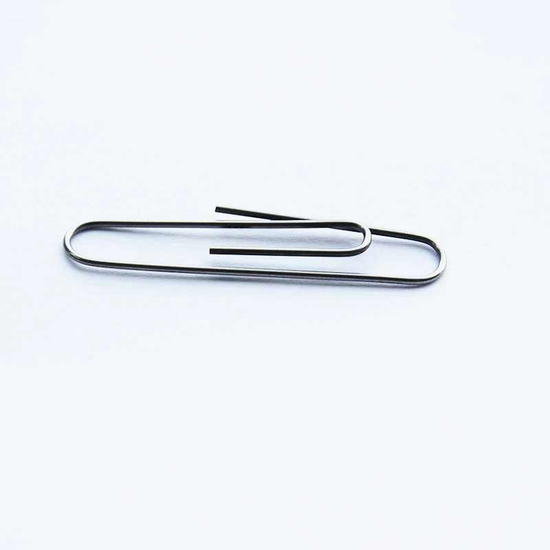 1pcs di Memoria Mentale Del Cambio Auto Bending Paperclip con le istruzioni close up trucchi di magia Mentalismo illusion magia giocattolo sihir 83007