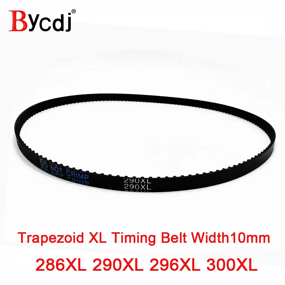 

BycdjXL Timing Belt 286XL/290XL/296XL/300XL Rubber Timing Pulley Belt 10mmWidth Closed LoopToothed Transmisson Belt pitch 5.08mm