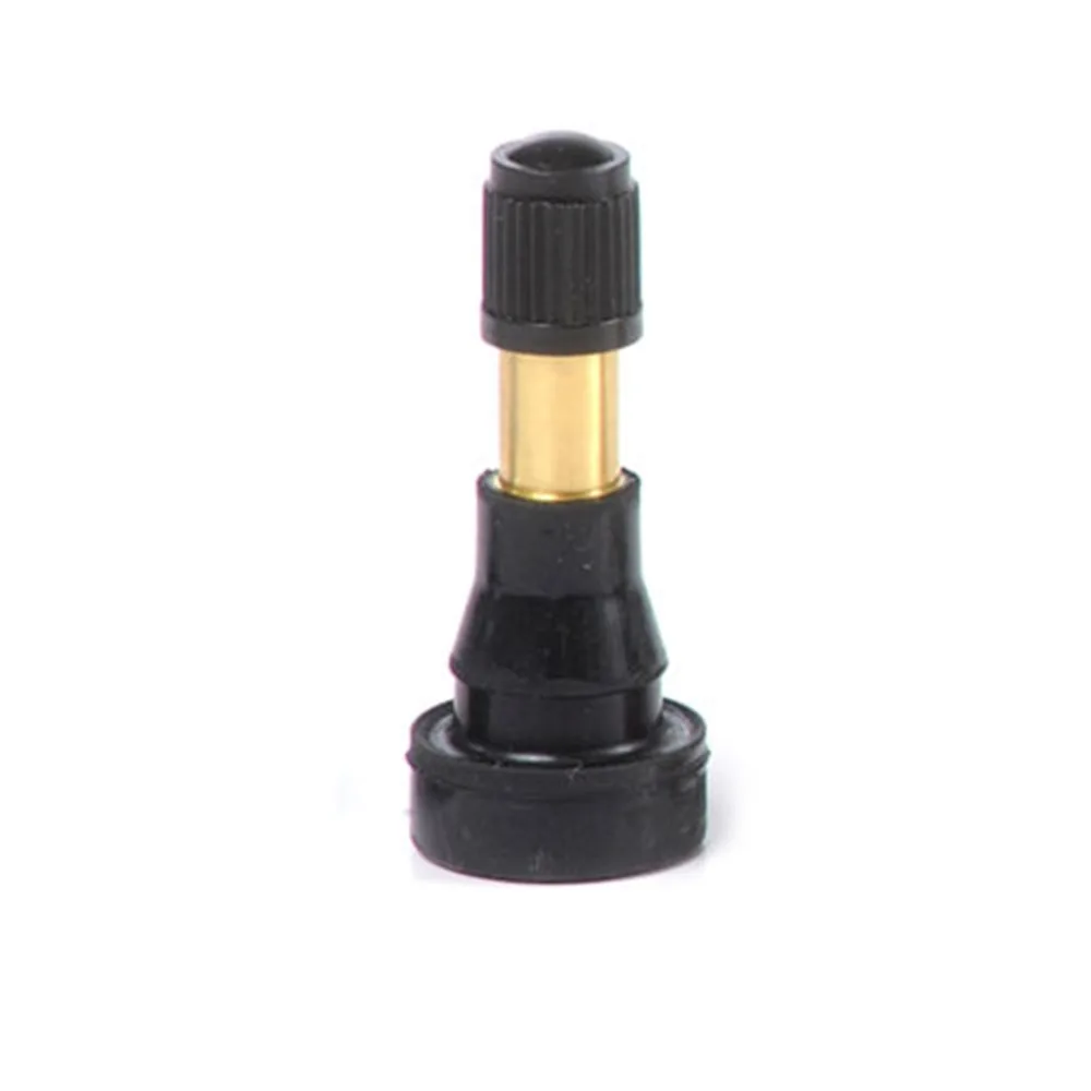 10pcs high pressure snap-in tubeless TR600hp  for high pressure  application Tire Valve Stems Short Black Rubber  POPULAR VALVE