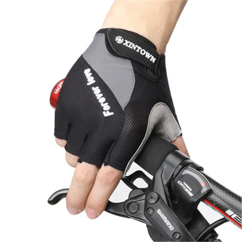 Xintown Men/Womens Half Finger Cycling Gloves Sport Non-Slip mtb Bike Bicycle Gloves Guantes Ciclismo De Bicicleta luva ciclismo