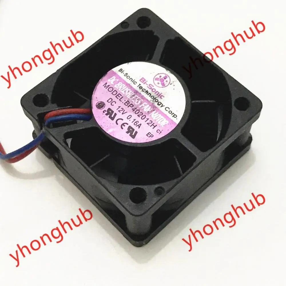 

BI-SONIC BP402012H DC 12V 0.16A 2-wire 40x40x20mm Server Cooling Fan