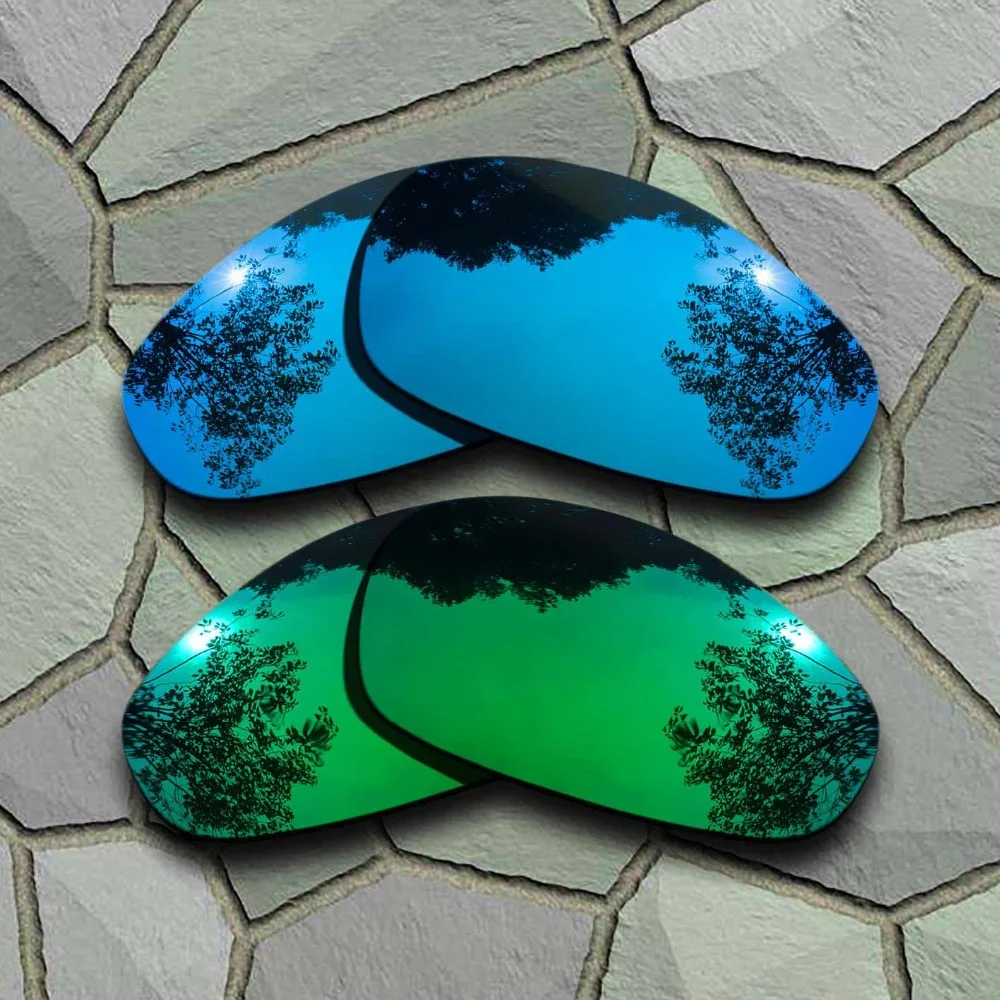 

Sky Blue&Jade Green Sunglasses Polarized Replacement Lenses for Oakley Juliet