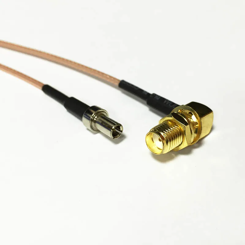 New SMA Female Jack nut Right Angle Switch TS9 Male Plug straight pigtail cable RG178  Wholesale 15CM 6