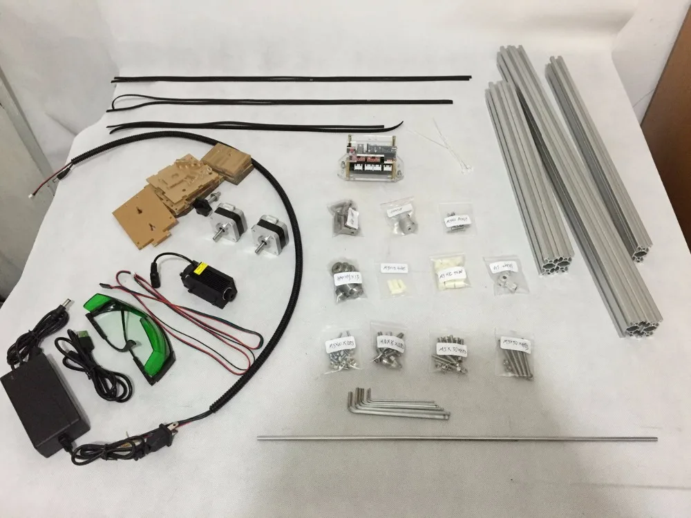 Real 7000 mW เลเซอร์แกะสลัก DIY Mark เครื่องตัด Carver แกะสลักเครื่อง