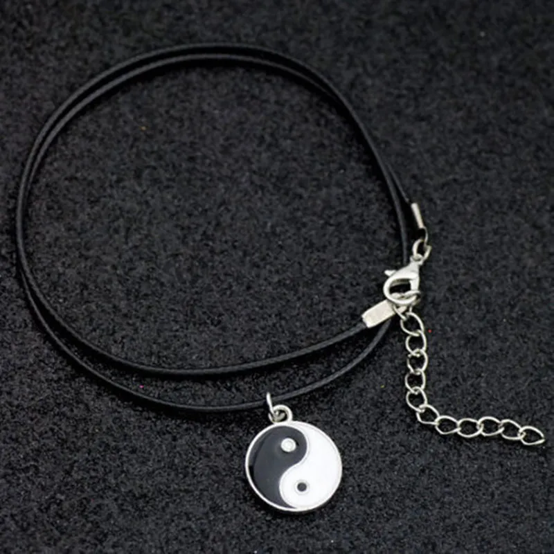 Cool Taoist Tai Chi Yin and Yang Charms Pendant Necklace HJ08