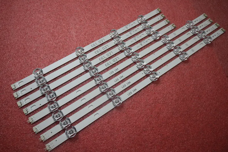 New 5set=50 PCS LED backlgith strip Replacement for LG 49LB5500 LC490DUE Innotek DRT 3.0 49 A B 6916L-1788A 1789A 1944A 1945A