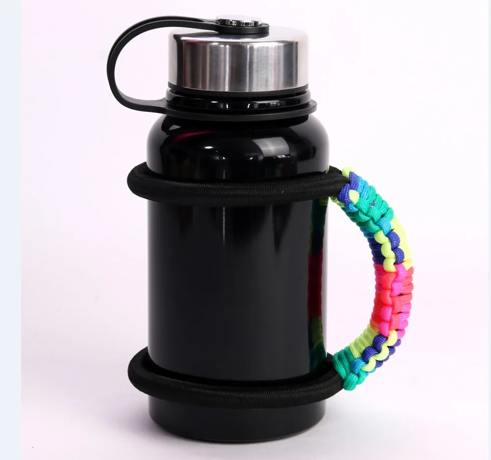 Sports Accessories Cup Sets parcord Thermos Outdoor 7 Strands Bracelet Parachute Cord Braided Handwoven Mug Handle rope
