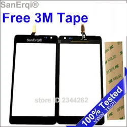 SanErqi Free 3M Tape For Nokia Lumia 535 N535 Front Outer Glass Lens Touch Panel Touch Screen Sensor Digitizer CT2S1973