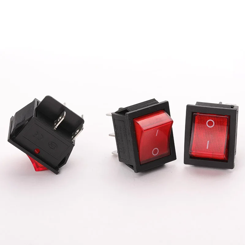 

2 Pcs/Lot KCD4 Ship Type Switch Size31mm * 25.3mm * 28mmHigh Quality Safe And Durable Plastic Flame Retardant Shell