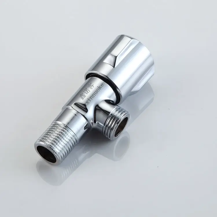 bathroom three rounds of bathroom thickening 4 points hot and cold triangular valve manufacturers straight batch