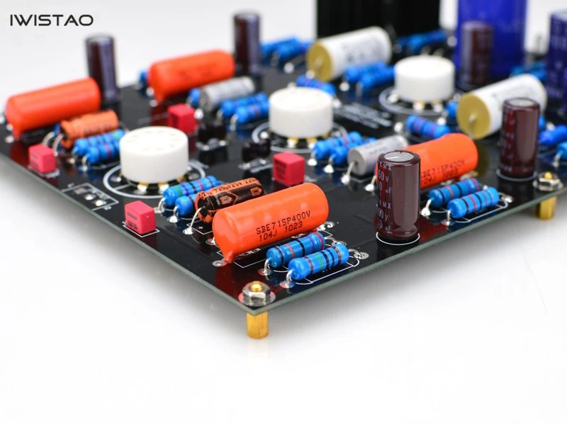 IWISTAO ムービングマグネットチューブフォノステージ完成ボード M7 12AX7 チューブトランスは含まれません
