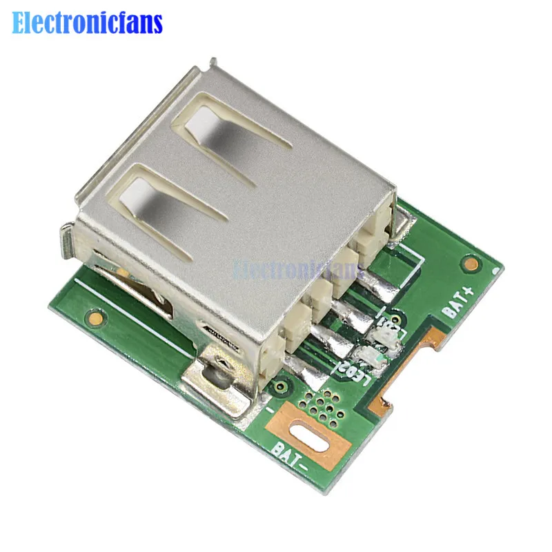5Pcs 5V Step-Up Power Module Lithium Battery Charging Protection Board Boost Converter LED Display USB For DIY Charger