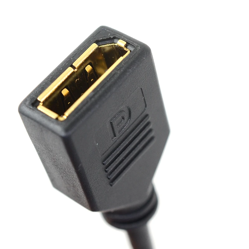Удлинительный кабель DisplayPort DP DisplayPort под углом 90 градусов вверх, вниз, левый и правый угол, удлинительный кабель для CRT LCD-проекторов 30 см