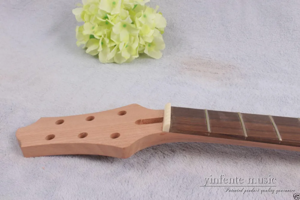 1pcs electric guitar neck solid wood 22 fret 24.75\'\' Truss Rod rose wood #729