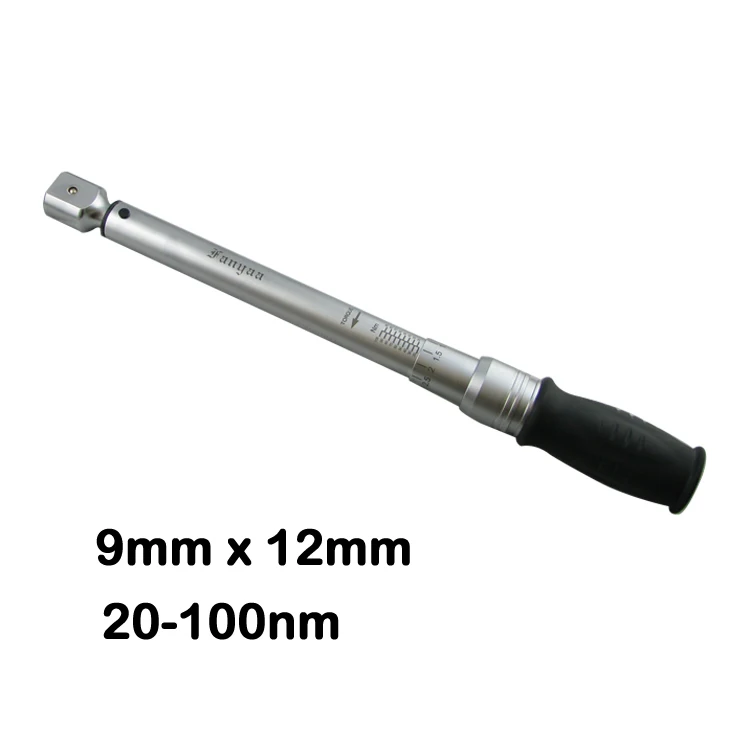 

Taiwan manufacturing Adjustable Torque Wrench 20-100NM Preset tension-indicating wrench Interchangeable torque spanner