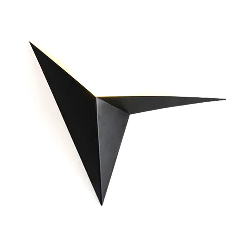 Led triangle wall lamp Nordic minimalist hotel aisle bedroom bedside background wall triangle wall light AC85-265V