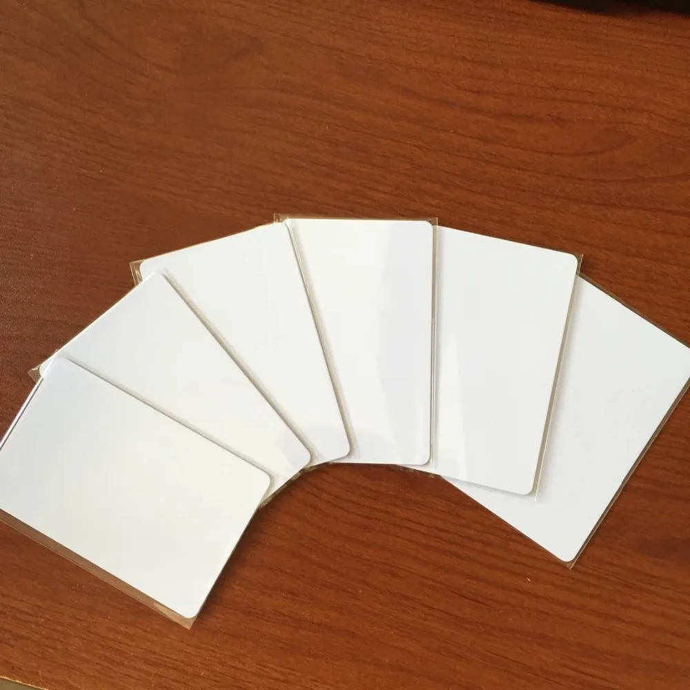 10000PCS/Lot 125KHZ Printable PVC TK4100/EM4100 ID Blank Card blank pvc card rfid card for ribbon printer like Zebra ZXP3