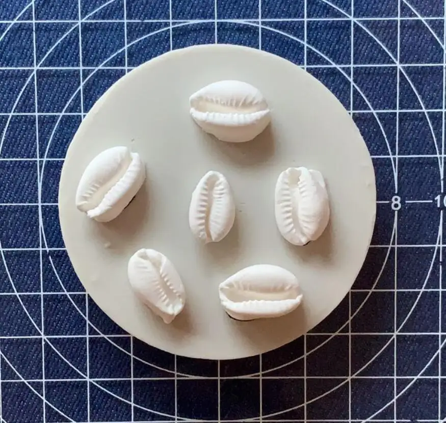 Silicone Mold sea mini shell silicone mold mould sugar craft fondant cake decorating animal mould baking tool