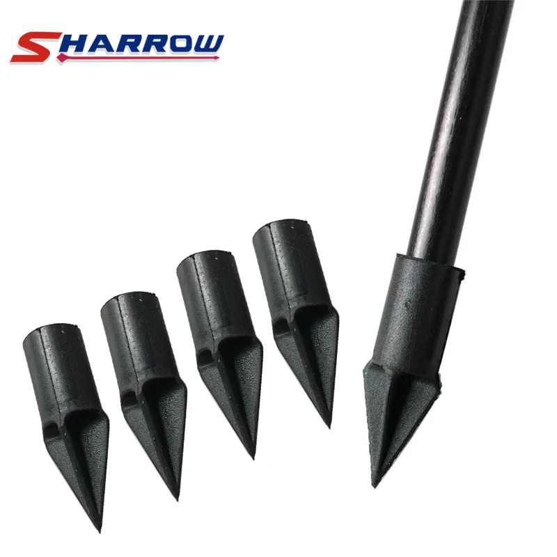 Sharrow 20 Pieces Children Rubber Arrowhead Practice Shooting Arrow Tip Point For 8.5mm Arrow Shaft