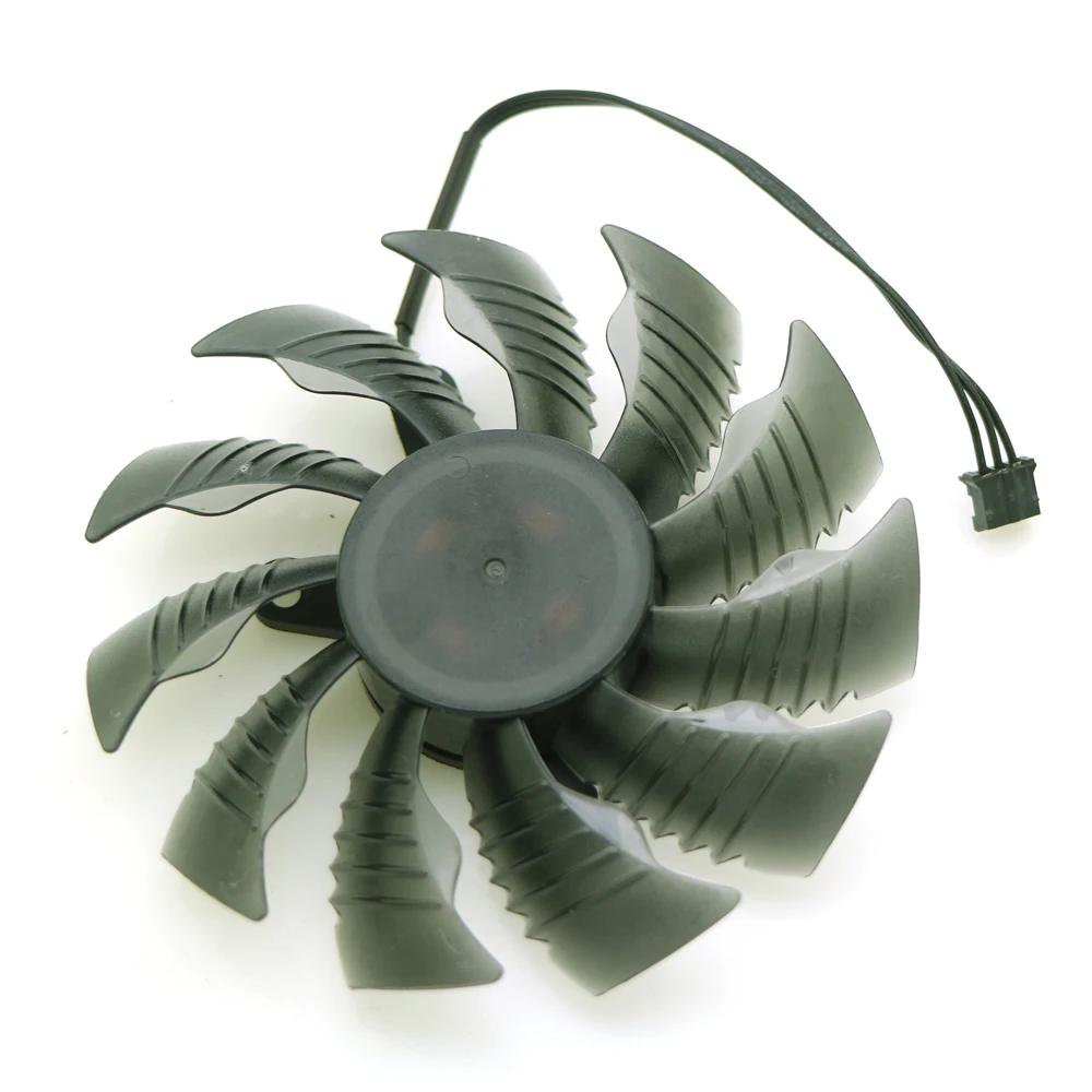 Ventilador vga 3pin t129215su 12v 0.50a 86mm para gigabyte porcelana gtx1050 gtx1060 ventilador resfriador de placa gráfica