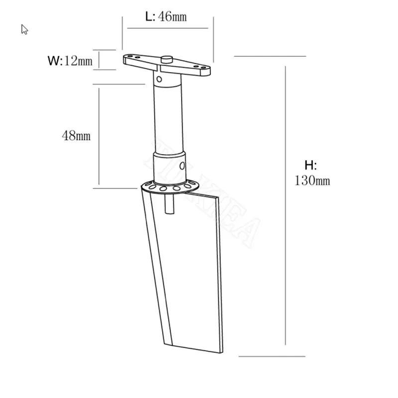 FSR-V الدفة المياه المعدنية عجلات القيادة تصاعد قوس عدة 70 مللي متر الدفة مع ذراع الروك المؤازرة لقارب سباق غاسو RC