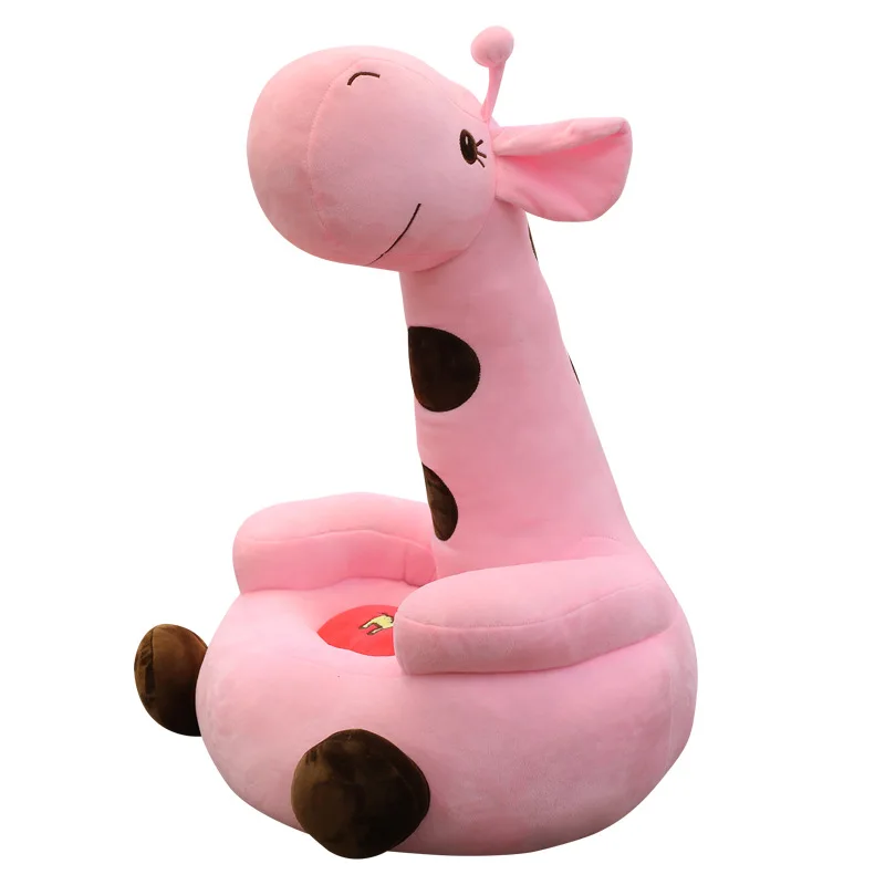 

Children Cute Animal Cartoon Giraffe Child Reading Small Sofa Seat Single Lazy Tatami Baby Stool 70x45cm DY50466