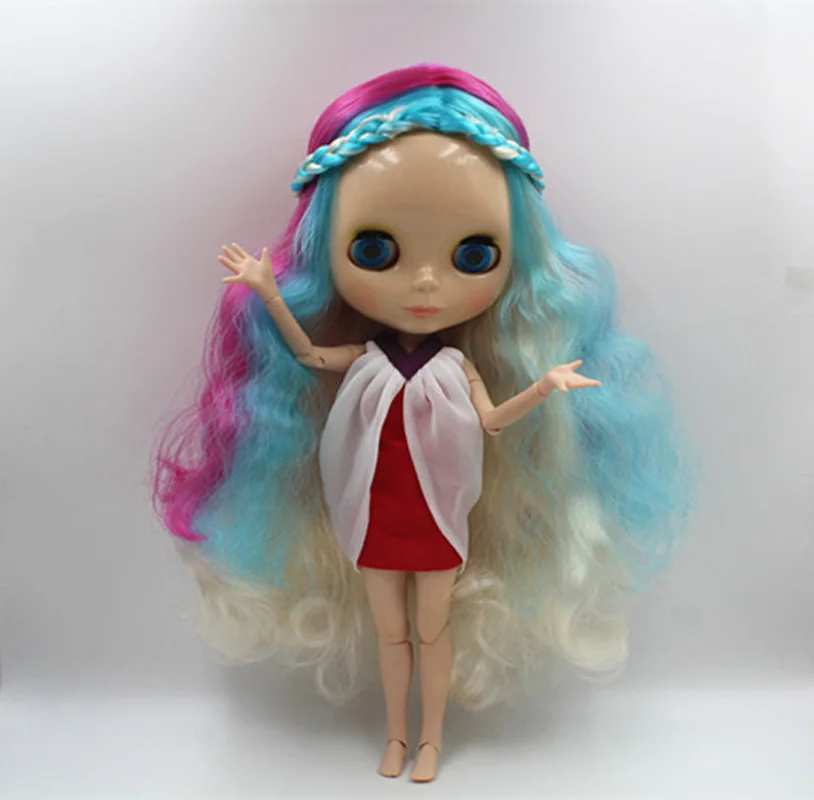 

Free Shipping Top discount 4 COLORS BIG EYES DIY Nude Blyth Doll item NO. 357J Doll limited gift special price cheap offer toy