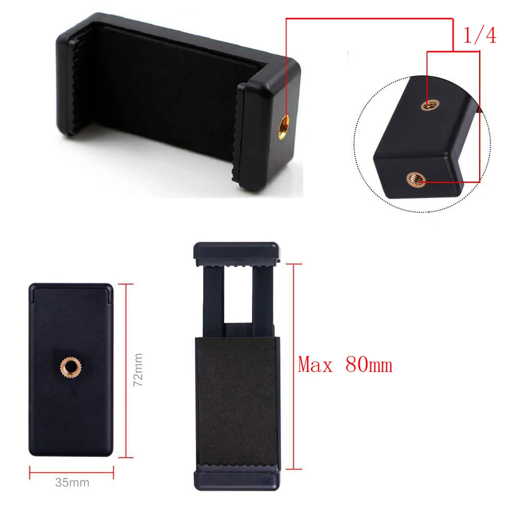 1-10 Uds. Soporte Universal de abrazadera de Clip para teléfono móvil soporte retráctil