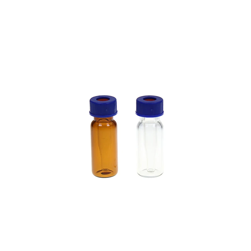 IKEME 100 pieces Micro Insert 250ul Glass Insert Conical Bottom Shell Vial For 9mm Vial No Include Bottle