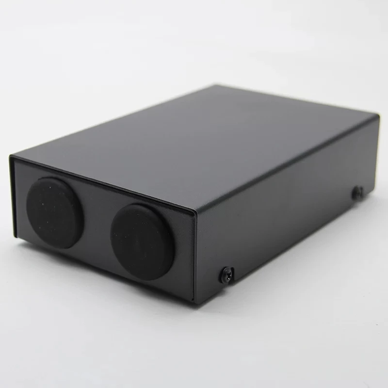 ST blank terminal box 4 cores FTTH SPCC 6 ports ST fiber optic patch panel FTTX distribute box black ELINK 1.2mm thickened 3pcs