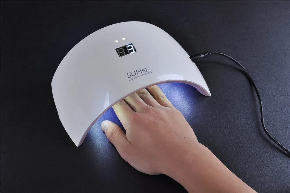 SUN9s 24W Professional UV LED Lamp Nail Dryer Polish Machine for Curing Nail Gel Art Manicure Tool Curing Nail Fast Dryer