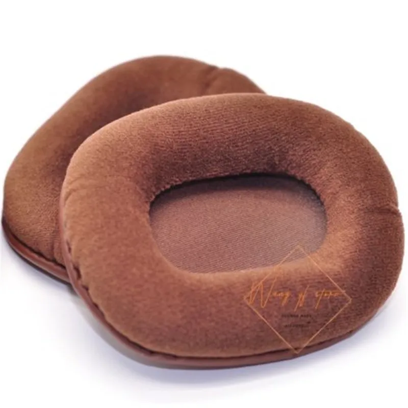 Brown Velour Gold Leather Ear Pads Cushion EarPads Covers For Audio Technica ATH-M50 M50S M50X M40 M40S M40X Headphone Earmuff