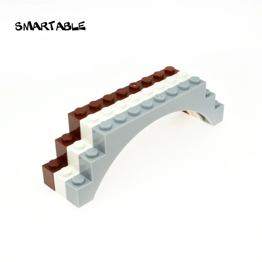 

Smartable Brick Arch 1x12x3 Building Blocks MOC Part Toys For Kid STEAM Creative Compatible Major Brands 6108 City Toy 10pcs/lot