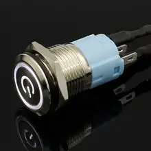 16mm LED Car Power Switch #5