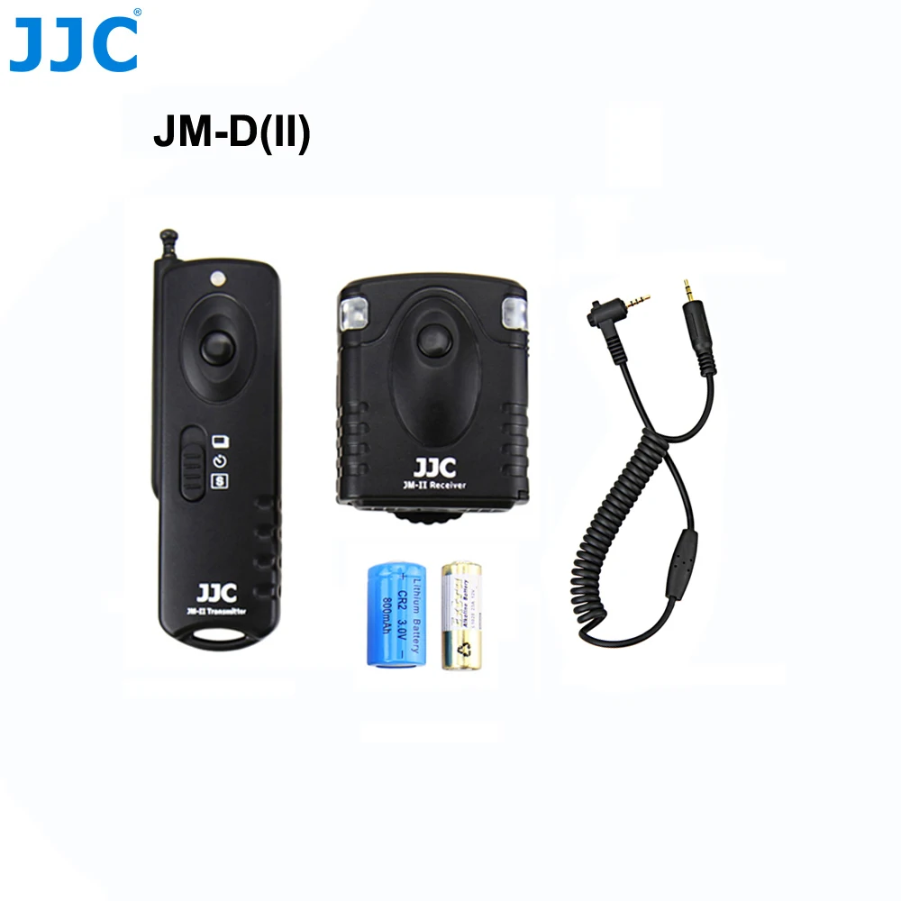 JJC Camera Shutter Release RF Wireless Remote Control for PANASONIC Lumix DC-S5 II DC-S5 IIX GH5 II DMC-FZ20/DMC-FZ20K/DMC-FZ20S